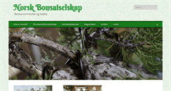 Desktop Screenshot of bonsainorge.com